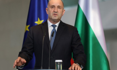 Roumen Radev, à Berlin, le 18 mai 2026 ( AFP / ODD ANDERSEN )