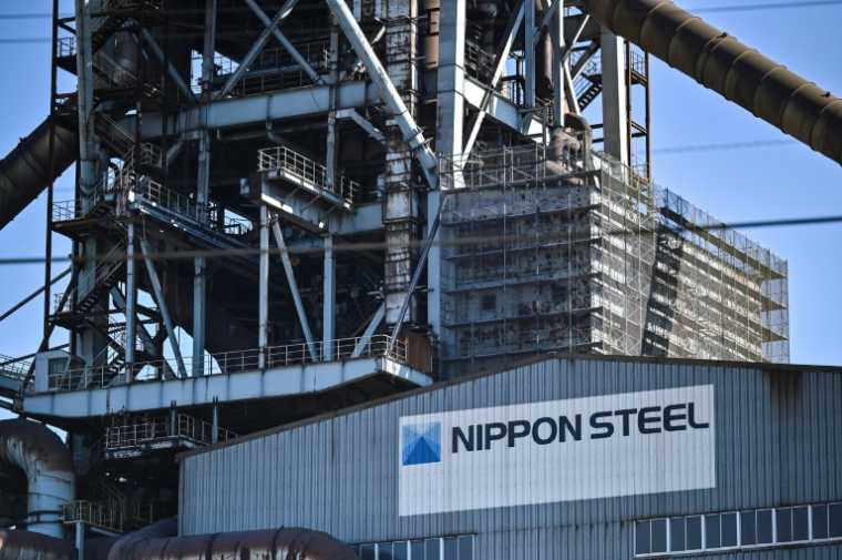 Une installation de l'aciériste japonais Nippon Steel, le 6 décembre 2024 à Kashima, au nord de Tokyo ( AFP / Richard A. Brooks )