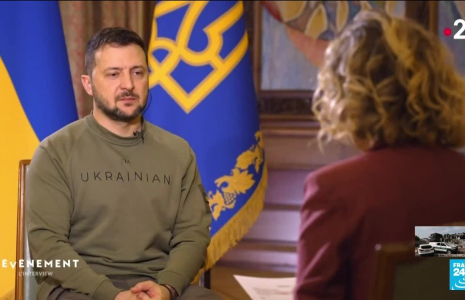 Volodymyr Zelensky apporte son soutien à Israël et accuse la Russie de soutenir le Hamas