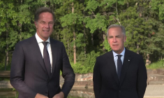 Le Premier ministre canadien accueille le chef de l'Otan au sommet du G7