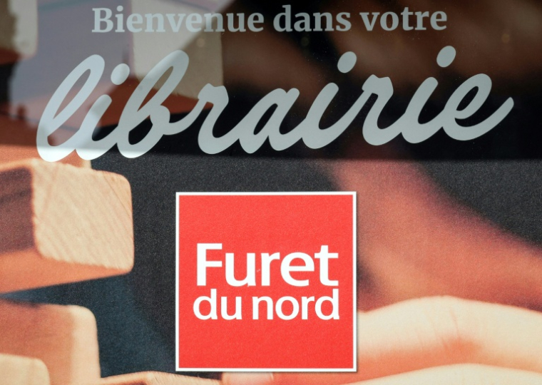 Logo de la librairie Furet du Nord à Lille le 23 mai 2026 ( AFP / Francois LO PRESTI )