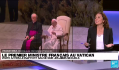 Castex à la rencontre du pape, au milieu d'une tempête pour l'Eglise de France