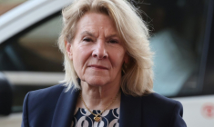 Catherine Pégard à Bombay (Inde) le 17 février 2026 ( AFP / Ludovic MARIN )