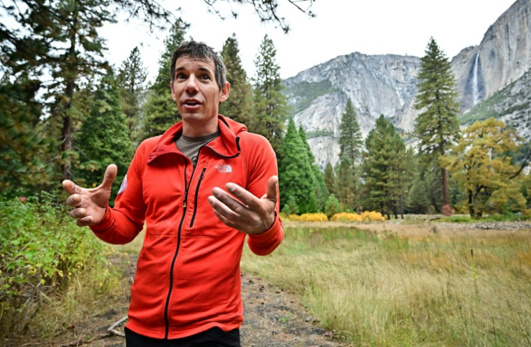 Le grand grimpeur américain Alex Honnold au parc national de Yosemite le 26 octobre 2025 ( AFP / Frederic J. BROWN )