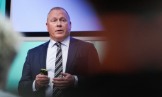 Nicolai Tangen, directeur général du fonds souverain de Norvège, à Oslo, le 29 janvier 2026 ( NTB / LISE ASERUD )