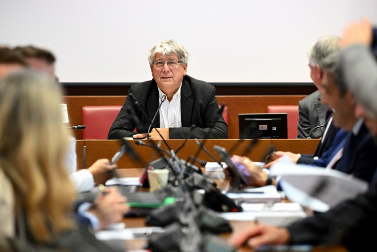 Le président de la Commission des Finances de l'Assemblée nationale, Éric Coquerel, à Paris, le 16 octobre 2024. ( AFP / BERTRAND GUAY )