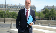 Le maire PS de Paris, Emmanuel Grégoire, le 12 juillet 2026 à Paris ( POOL / Thomas SAMSON )