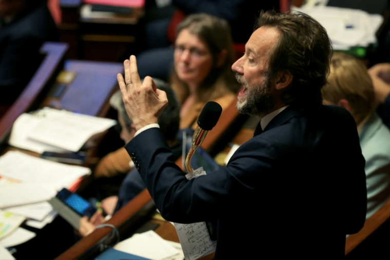 Le député PS Boris Vallaud le 31 octobre 2025 à l'Assemblée nationale à Paris ( AFP / Alain JOCARD )