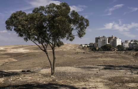 Des immeubles à Arad en Israël le 2 octobre 2026 ( AFP / JOHN WESSELS )