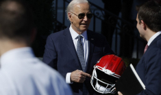 Joe Biden à Washington, aux États-Unis, le 31 mai 2024. ( GETTY IMAGES NORTH AMERICA / CHIP SOMODEVILLA )
