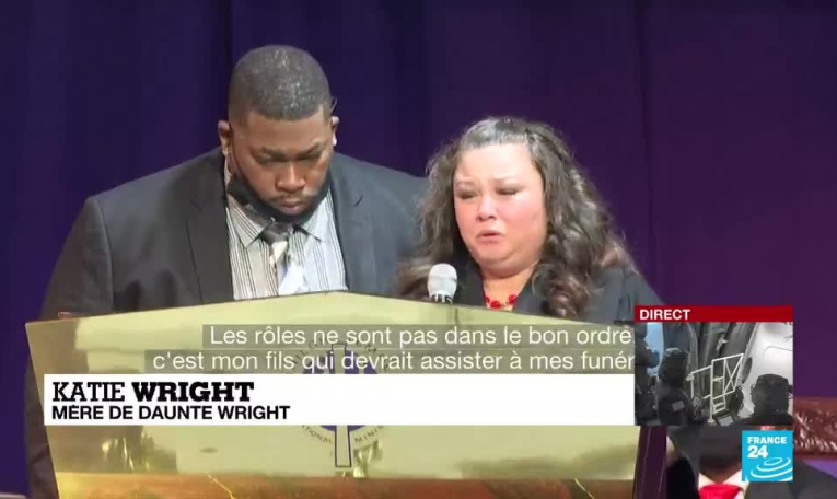 Funérailles de Daunte Wright : émotion aux obsèques du jeune homme noir tué par une policière