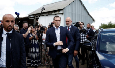 President of the French far-right RN party Bardella makes first campaign visit for early legislative elections