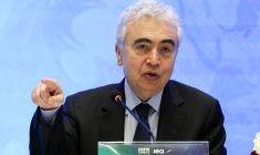 Le directeur exécutif de l'AIE, M. Birol, s'exprime lors d'une conférence de presse à Istanbul