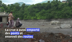 Népal: les recherches se poursuivent après les inondations qui ont fait plus de 750 morts