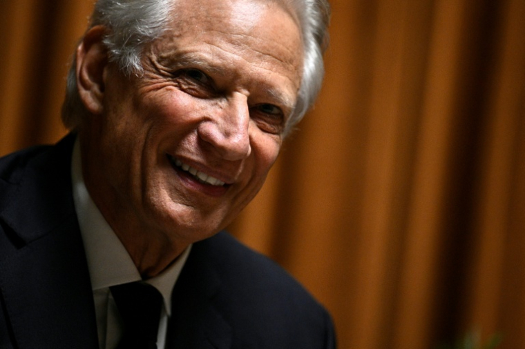 Dominique de Villepin le 27 mars 2026, à Paris ( AFP / JULIEN DE ROSA )
