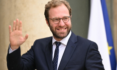 Antoine Armand à Paris, le 23 septembre 2024. ( AFP / BERTRAND GUAY )