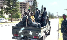La police fédérale éthiopienne patrouille dans les rues de Mekelle, la capitale du Tigré