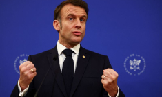 Le président français Emmanuel Macron en visite au Portugal