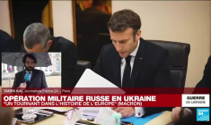 Opération militaire russe en Ukraine : la France renforce son soutien à l'Ukraine