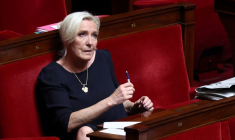 La cheffe de file du Rassemblement national Marine Le Pen