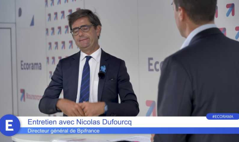Nicolas Dufourcq (DG de Bpifrance) : "On n'est pas préparé à ce que Gazprom coupe tout !"