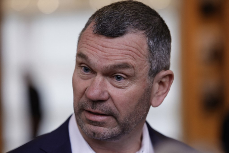 Thierry Cotillard à Paris, le 6 mars 2023. ( AFP / GEOFFROY VAN DER HASSELT )