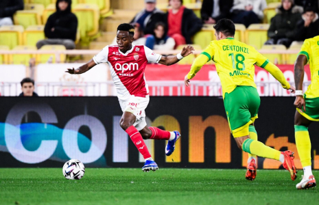 Monaco domine Nantes et fait un bond au classement