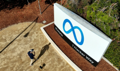 Les bureaux du siège social de Meta (anciennement Facebook) à Menlo Park, en Californie (Etats-Unis), le 9 novembre 2022. ( AFP / JOSH EDELSON )