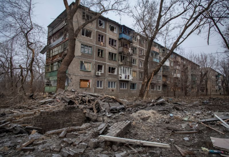 Frappe militaire russe à Chasiv Yar