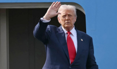 Donald Trump à Busan, en Corée du Sud, le 30 octobre 2025. ( AFP / ANDREW CABALLERO-REYNOLDS )