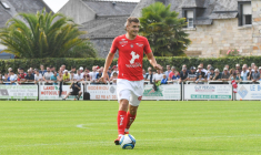 Brendan Chardonnet of Brest during the friendly match between Brest and Rennes at Stade Guy de Reals, Plouvorn, France on July 22th, 2019. Photo: Philippe Le Brech / Icon Sport   - Photo by Icon Sport