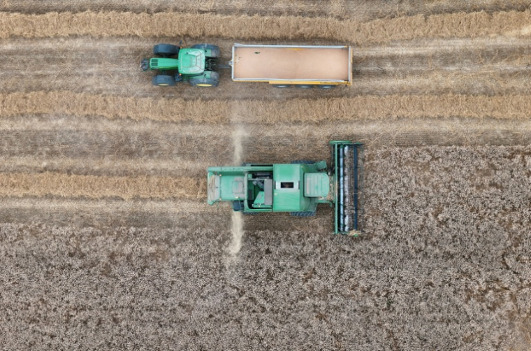 Depuis les années 90, alors que les sols s'épuisent et le réchauffement s'accélère, l'UE ajoute aux aides des objectifs environnementaux, de santé... ( AFP / Damien MEYER )