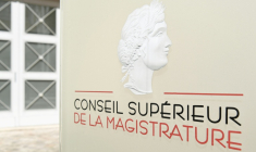 Le Conseil supérieur de la magistrateur (CSM), le 19 avril 2026 à Paris ( AFP / ALAIN JOCARD )