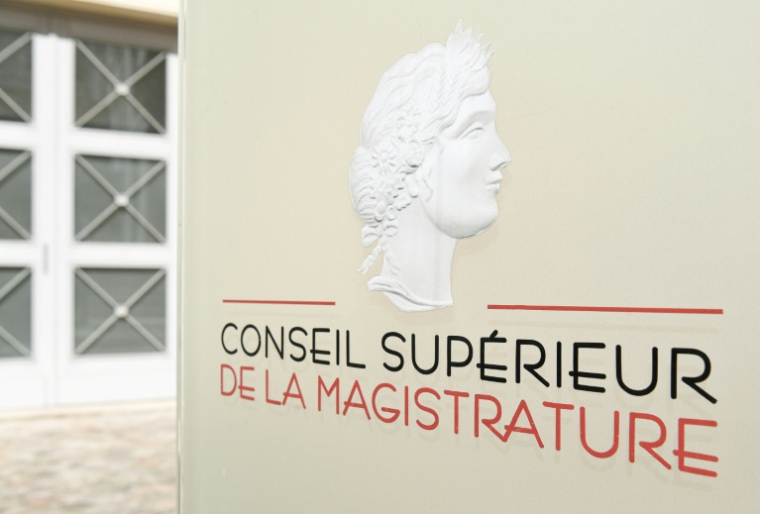 Le Conseil supérieur de la magistrateur (CSM), le 19 avril 2026 à Paris ( AFP / ALAIN JOCARD )