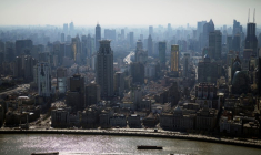 Vue de la ville de Shanghai, en Chine