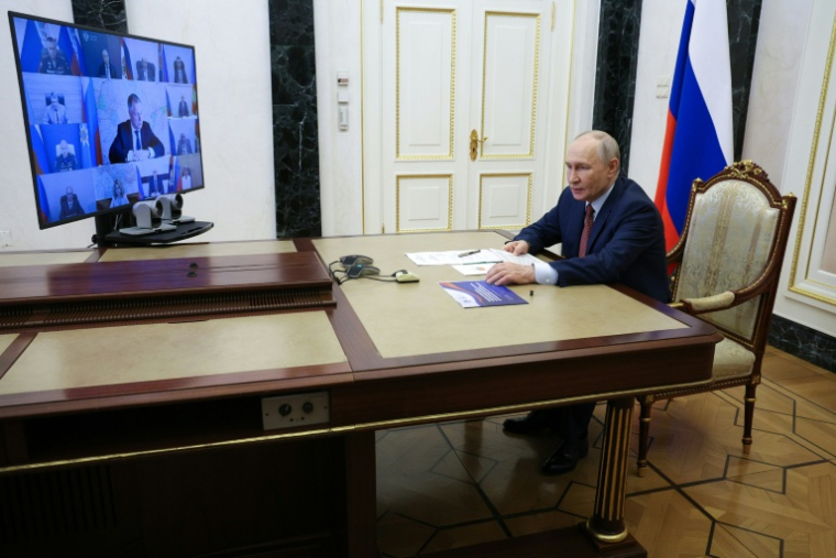 Le président russe Vladimir Poutine à Moscou le 13 juin 2026, photo diffusée par l'agence d'État russe Sputnik ( POOL / VYACHESLAV PROKOFYEV )