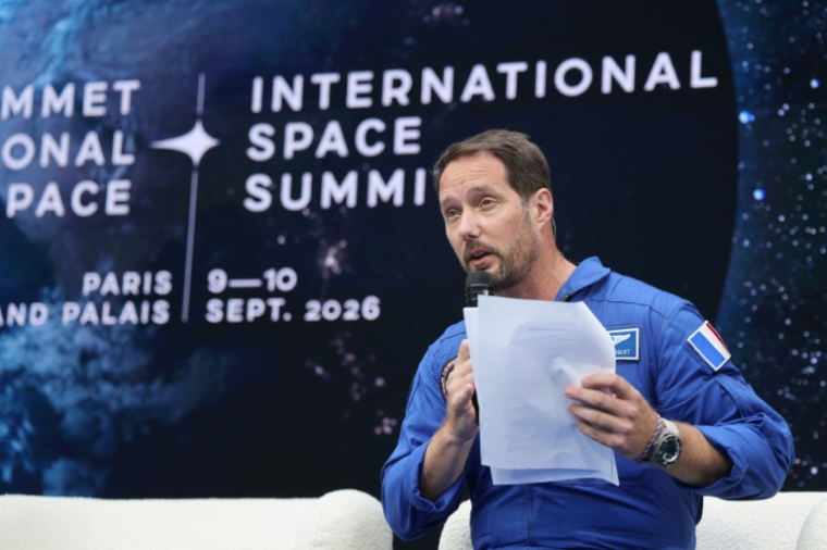 L'astronaute français Thomas Pesquet au Grand Palais à Paris le 9 septembre 2026 ( AFP / Ludovic MARIN )