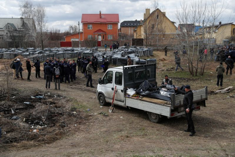 UKRAINE: 403 CORPS ONT ÉTÉ RETROUVÉS À BOUTCHA À CE JOUR, SELON LE MAIRE