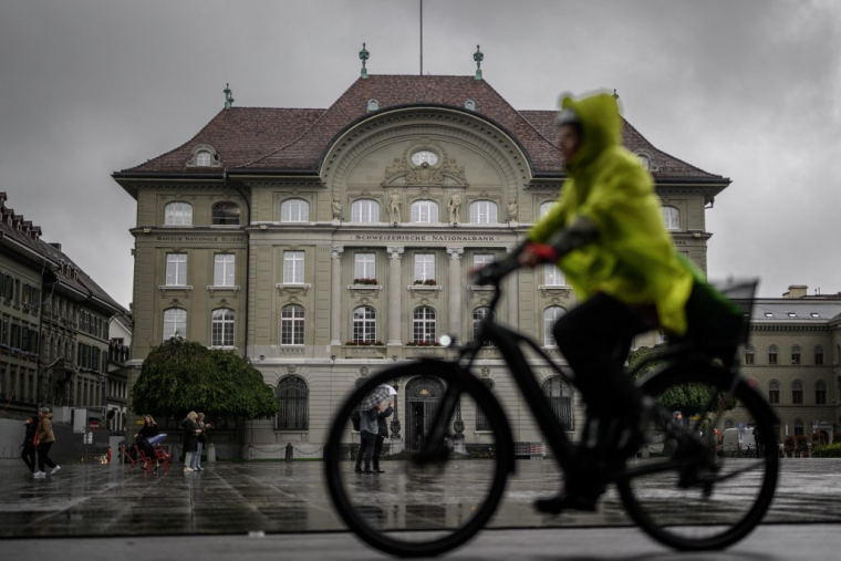Berne, en Suisse, le 23 septembre 2024. ( AFP / FABRICE COFFRINI )