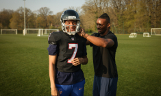 Les Bleus s’essayent au foot