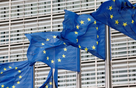 Photo de drapeaux de l'Union européenne