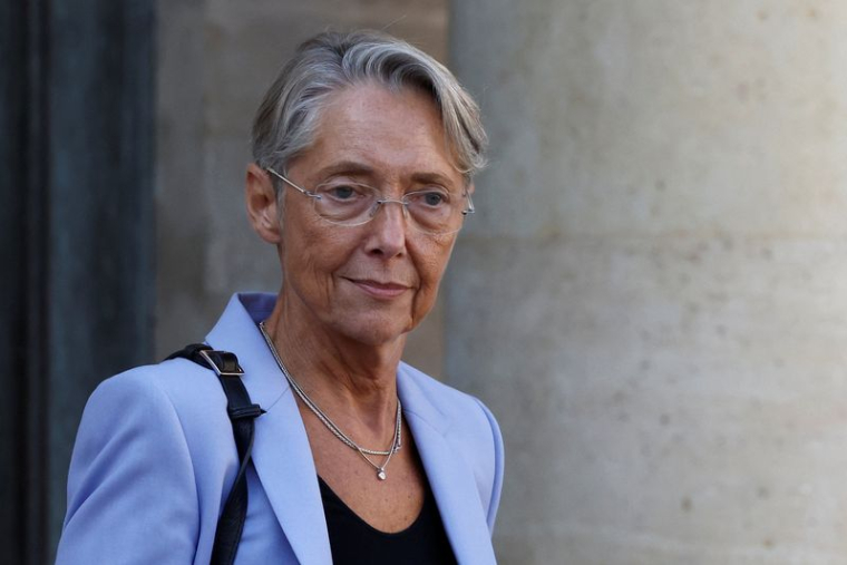 La Première ministre française Elisabeth Borne au palais de l'Elysée, à Paris