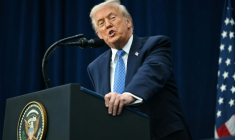 Le président américain Donald Trump, le 4 novembre 2025 à Washington ( AFP / ANDREW CABALLERO-REYNOLDS )