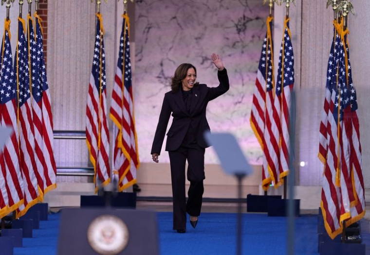 La vice-présidente Kamala Harri concède sa défaite face à Trump