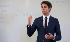 Gabriel Attal, le 17 août 2023. ( AFP / RICHARD BOUHET )