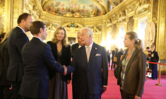 Photo du roi Charles III lors de sa visite en France