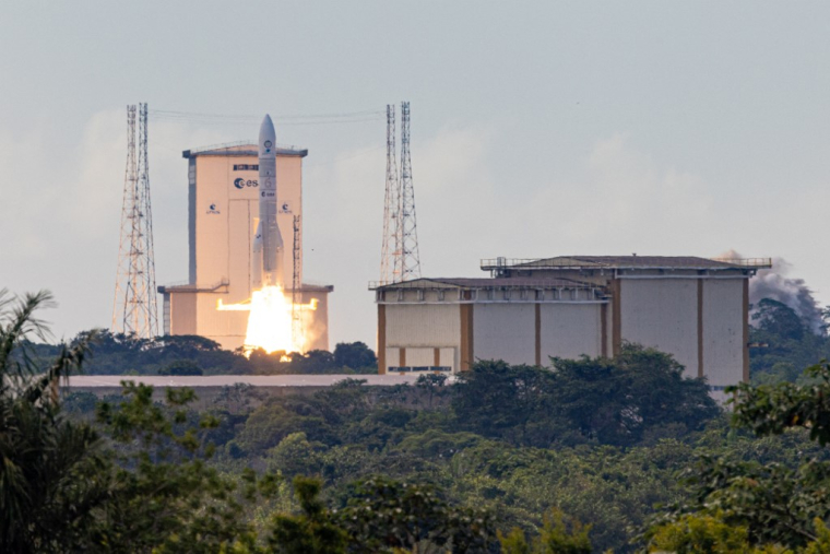 Le centre spatial de Kourou. ( AFP / JODY AMIET )