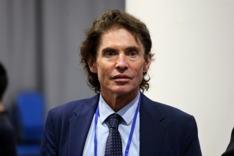 Le membre du Conseil d'Etat Arno Klarsfeld à Jérusalem, le 27 mars 2025 ( AFP / Menahem KAHANA )