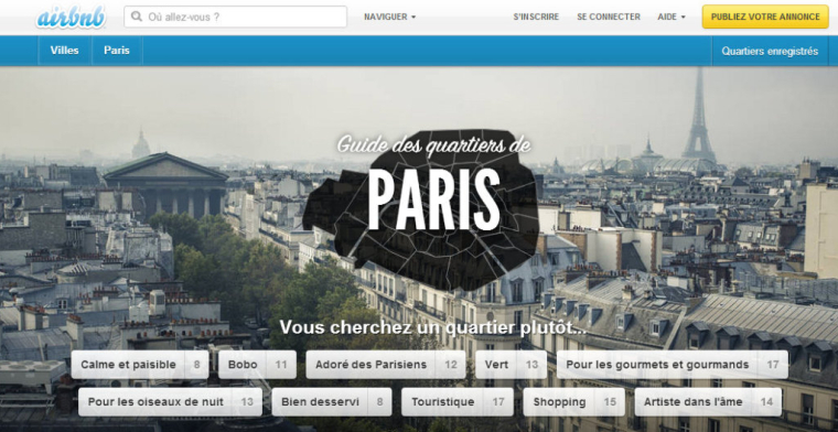 L' encadrement de la location saisonnière à Paris