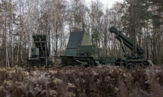 Un système Patriot à Sochaczew, en Pologne. ( AFP / WOJTEK RADWANSKI )